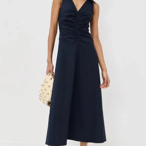 Cinq à Sept Kilda Dress – Navy – Size 14 – NWT - Picture 3 of 5